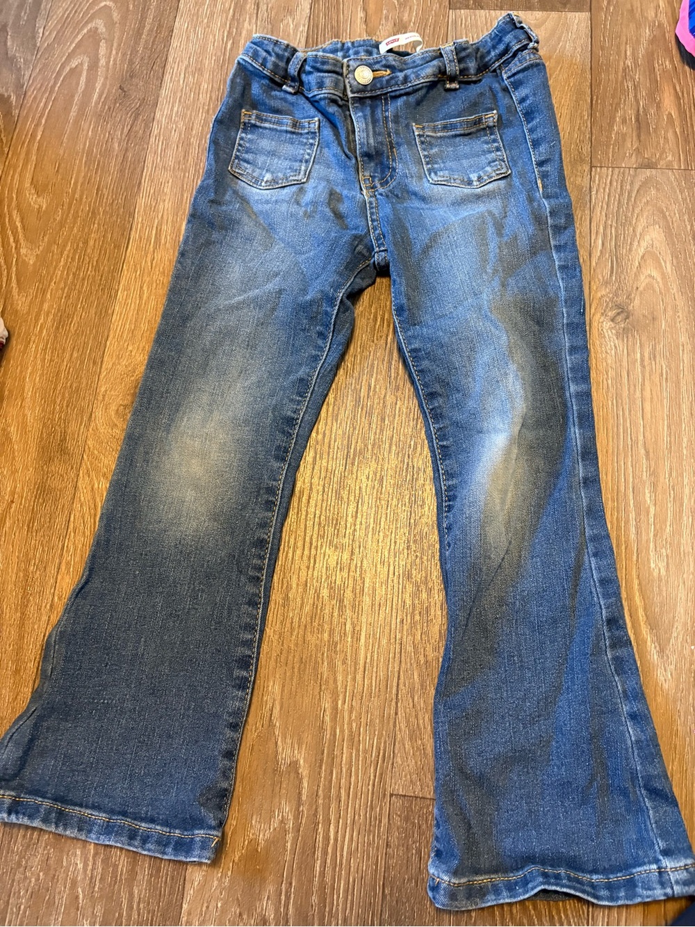 Levi's Girls' Blue Flare Jeans